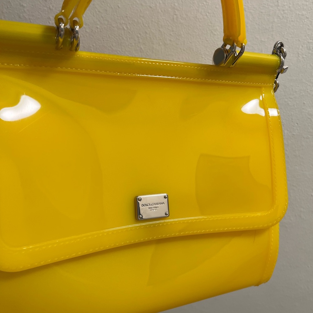 Dolce & Gabbana Vibrant Yellow Shoulder Bag